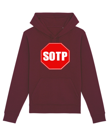 stop sign? Burgundy