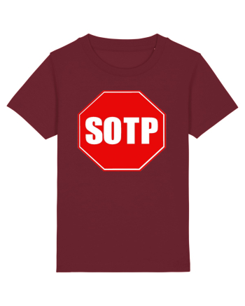 stop sign? Burgundy