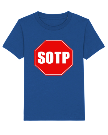 stop sign? Majorelle Blue