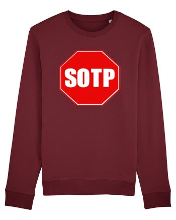 stop sign? Burgundy