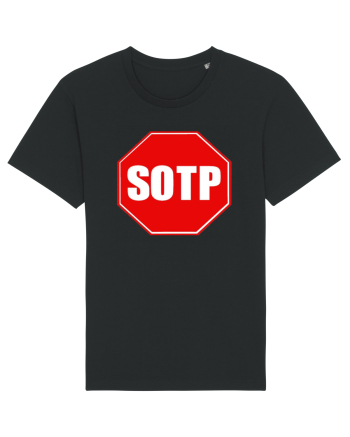 stop sign? Black