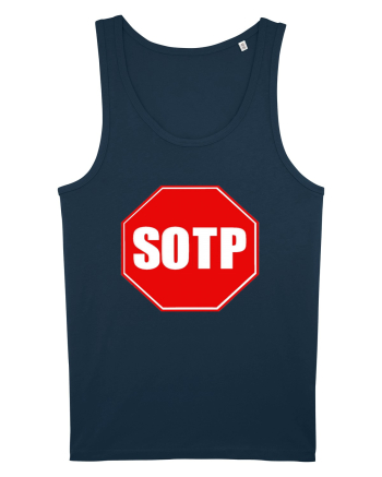stop sign? Navy