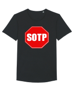 stop sign? Tricou mânecă scurtă guler larg Bărbat Skater
