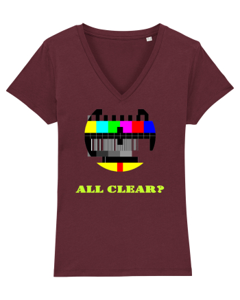 All clear Burgundy