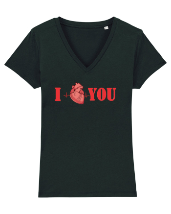 I LOVE YOU Black