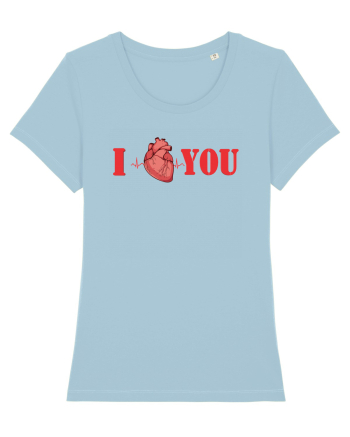 I LOVE YOU Sky Blue