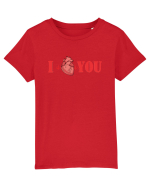I LOVE YOU Tricou mânecă scurtă  Copii Mini Creator