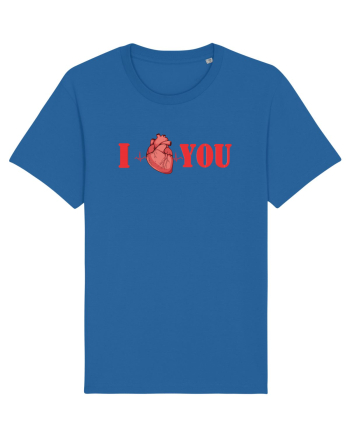 I LOVE YOU Royal Blue