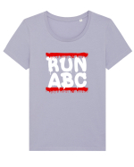 RUN ABC Tricou mânecă scurtă guler larg fitted Damă Expresser