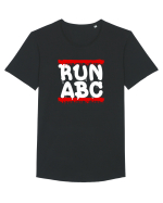 RUN ABC Tricou mânecă scurtă guler larg Bărbat Skater