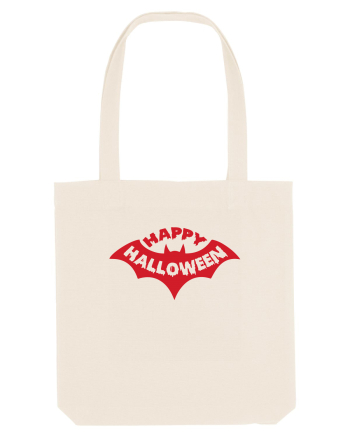 Happy Halloween Red Bat Natural