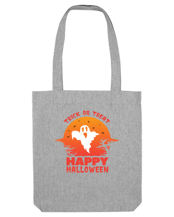 Happy Halloween Trick or Treat Heather Grey