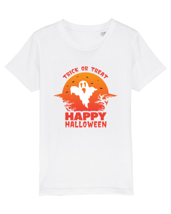 Happy Halloween Trick or Treat White