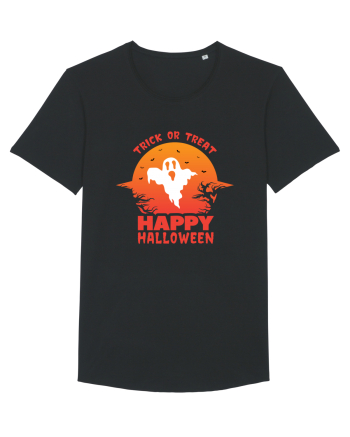 Happy Halloween Trick or Treat Black