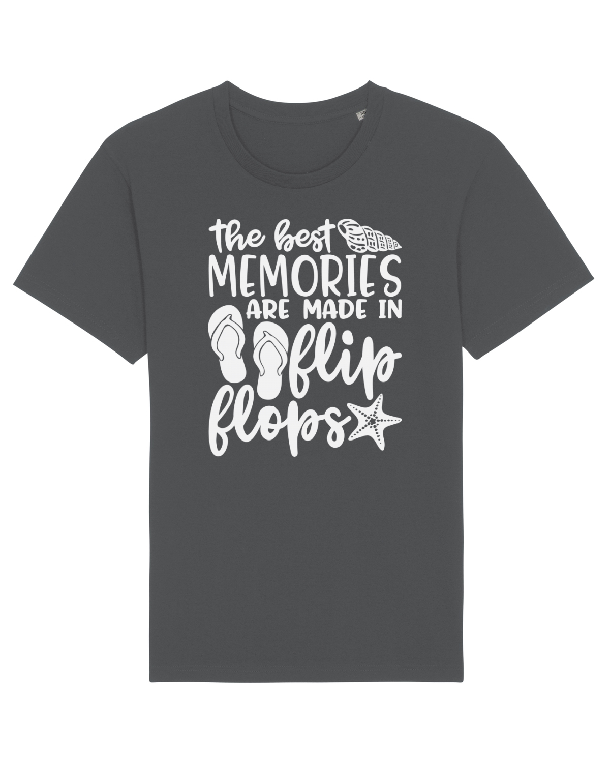 Tricou mânecă scurtă Unisex Rocker Anthracite