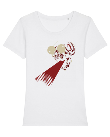 Retro Skull White