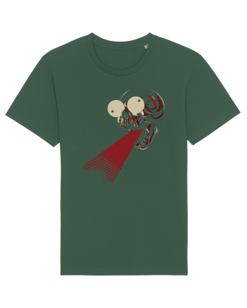 Retro Skull Bottle Green