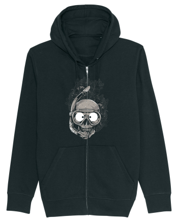 Scuba Diving Skull Black