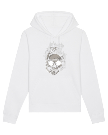 Scuba Diving Skull White