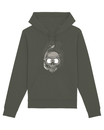 Scuba Diving Skull Khaki