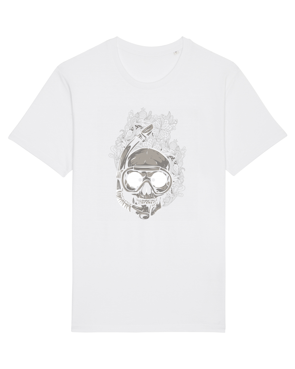 Tricou mânecă scurtă Unisex Rocker White