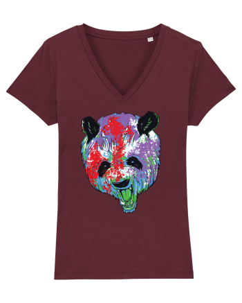 Graffiti Panda Burgundy