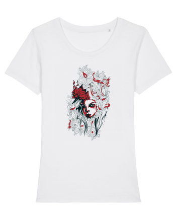 Poinsettia Girl White