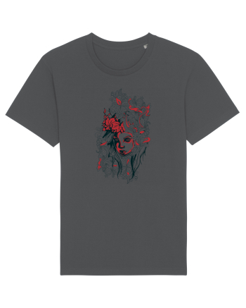 Poinsettia Girl Anthracite