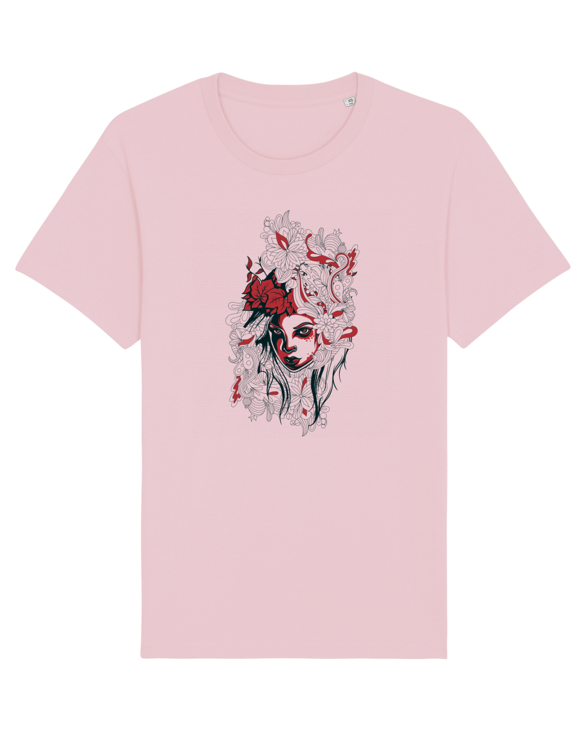 Tricou mânecă scurtă Unisex Rocker Cotton Pink