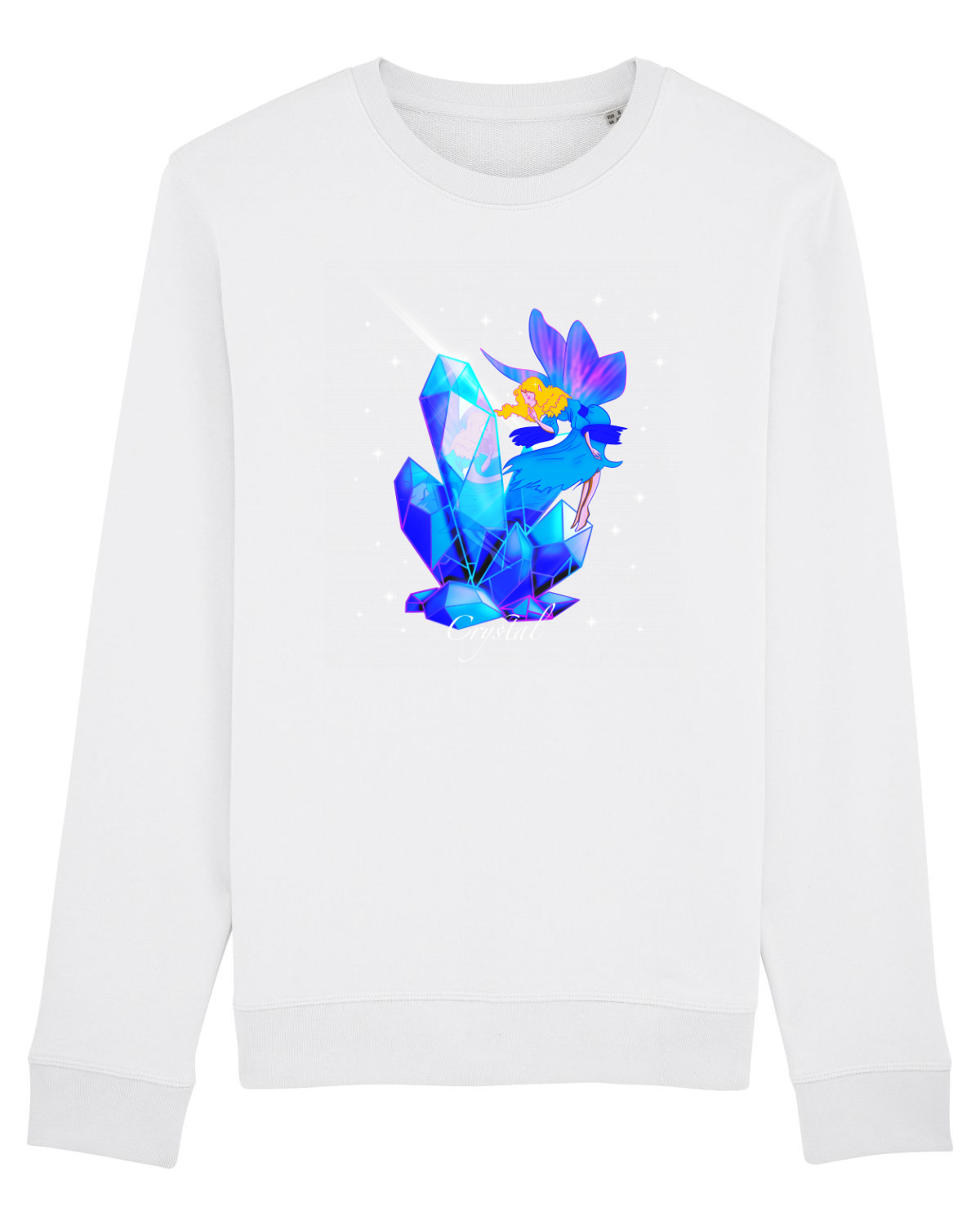 Bluză mânecă lungă Unisex Rise White