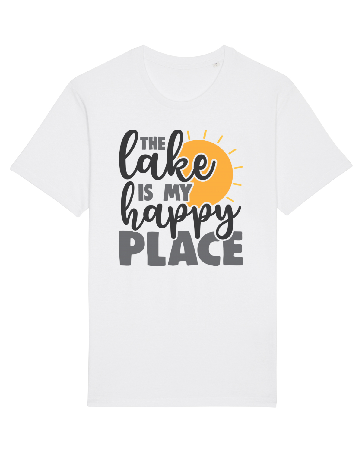 Tricou mânecă scurtă Unisex Rocker White