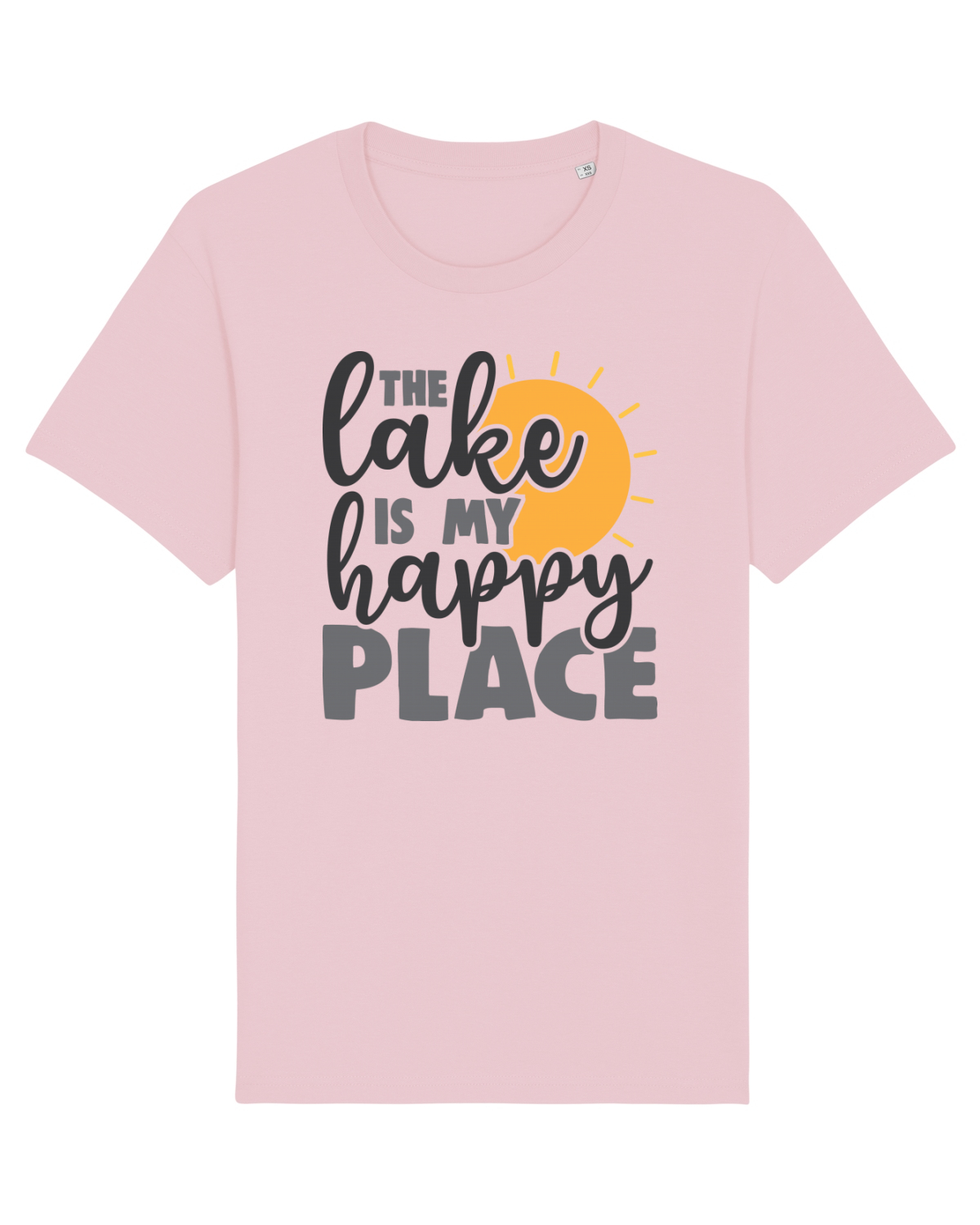 Tricou mânecă scurtă Unisex Rocker Cotton Pink