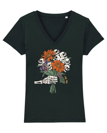 For You Halloween Flowers Black