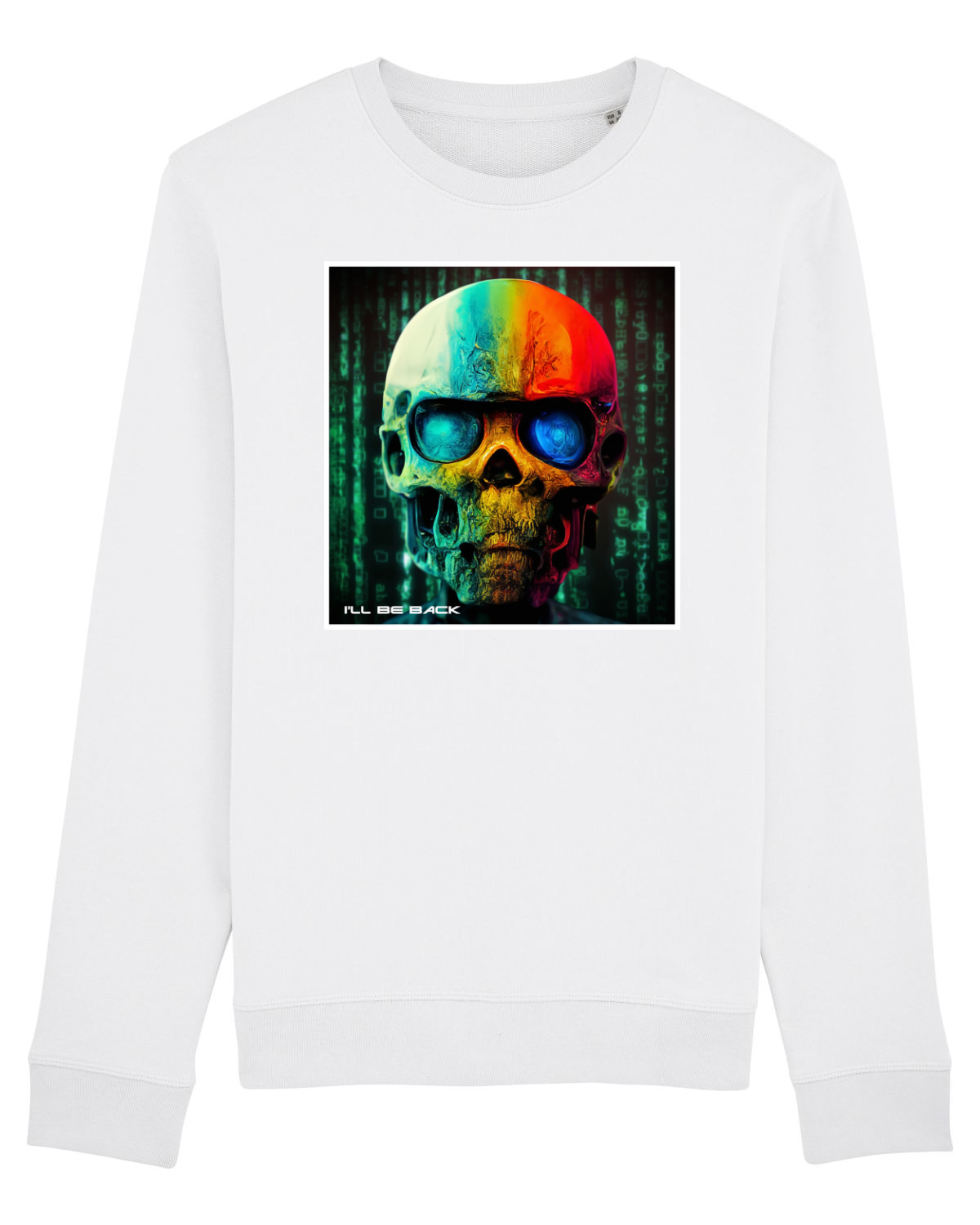 Bluză mânecă lungă Unisex Rise White
