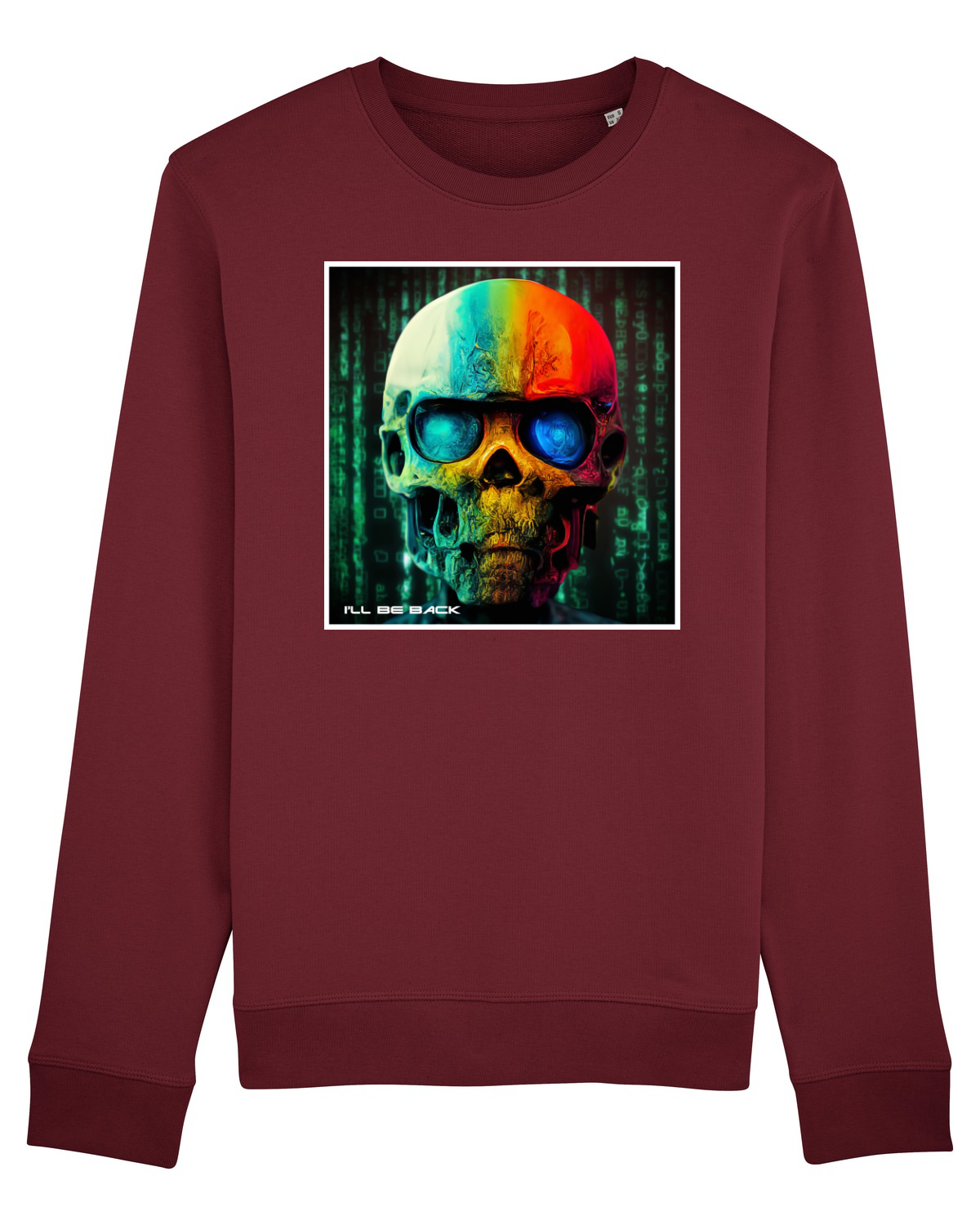 Bluză mânecă lungă Unisex Rise Burgundy