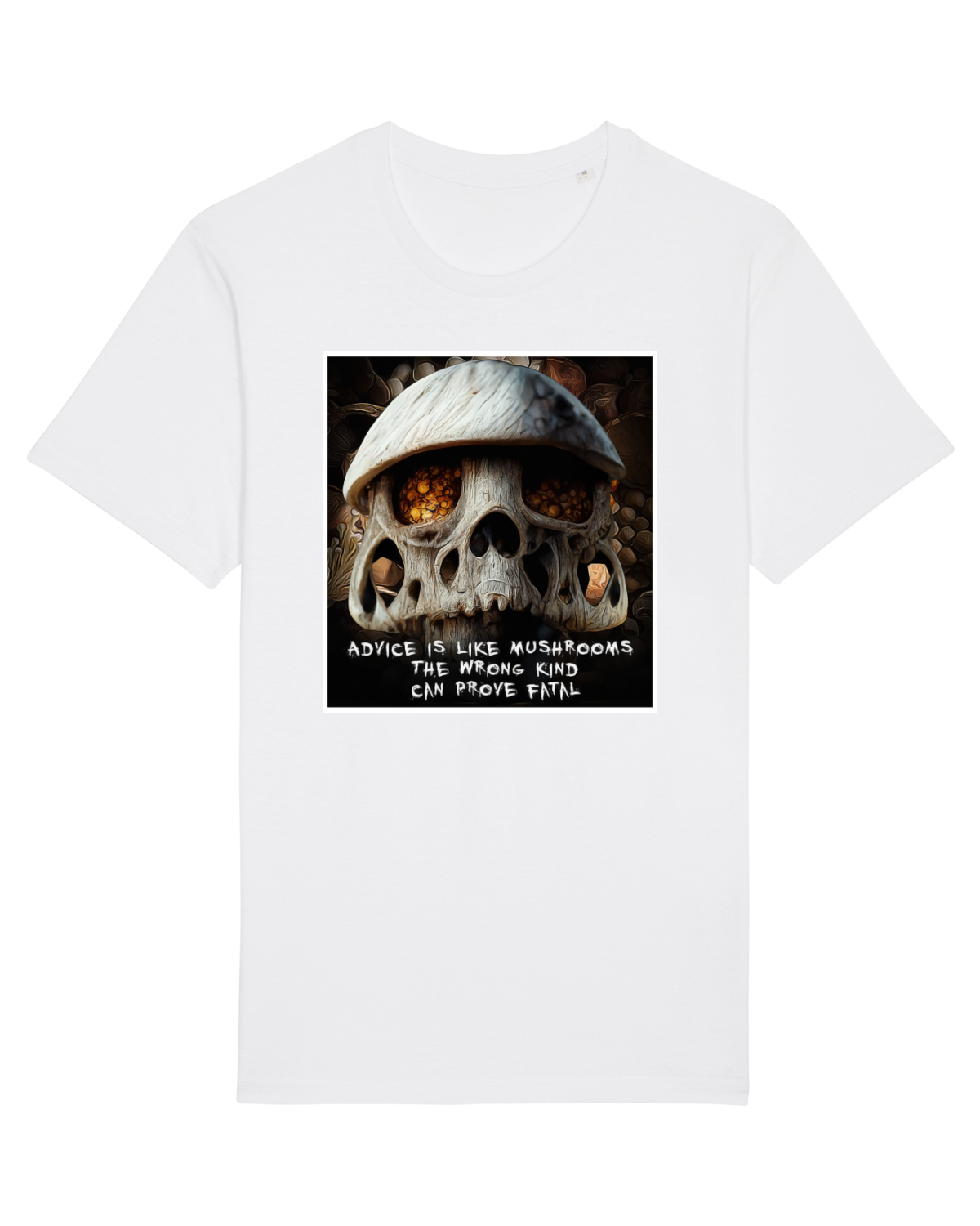 Tricou mânecă scurtă Unisex Rocker White