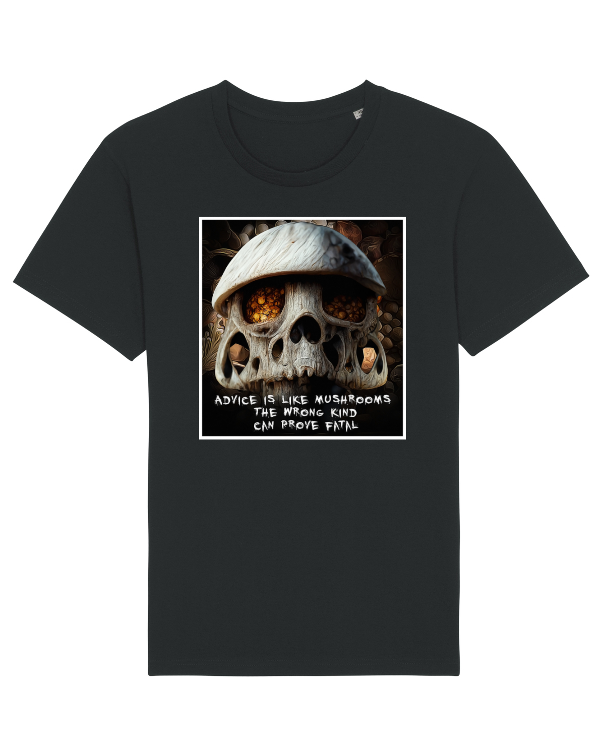Tricou mânecă scurtă Unisex Rocker Black