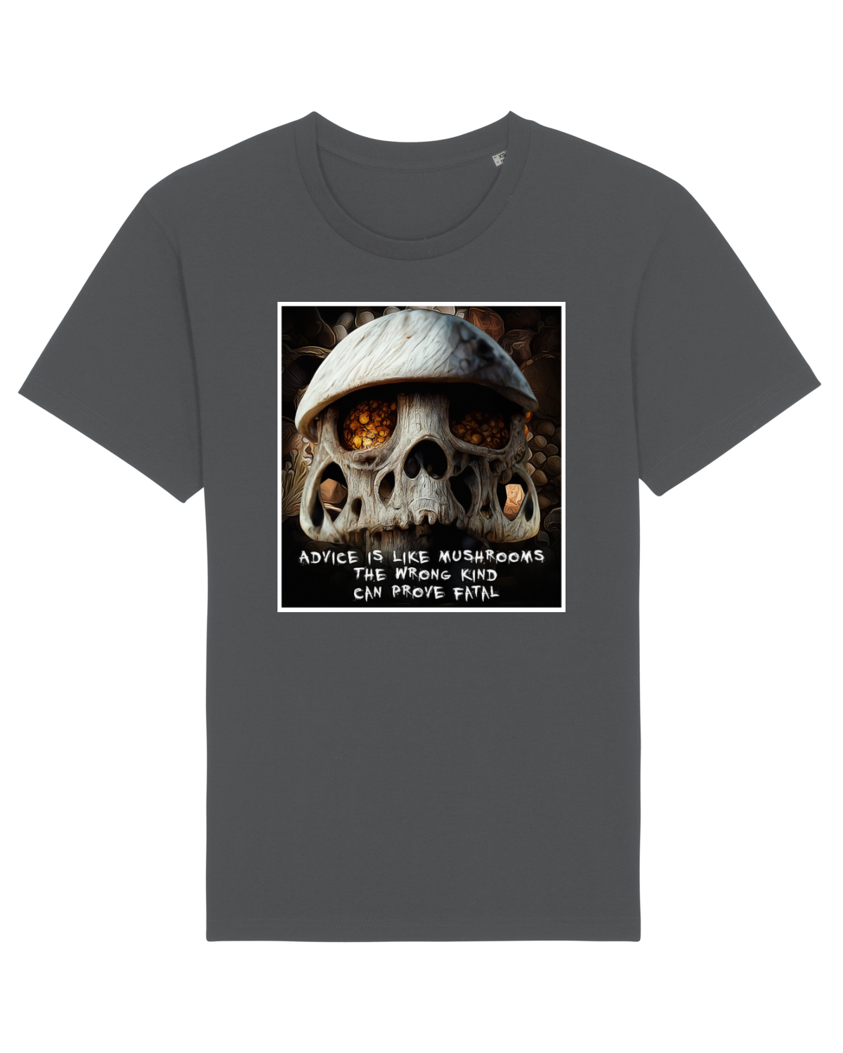 Tricou mânecă scurtă Unisex Rocker Anthracite