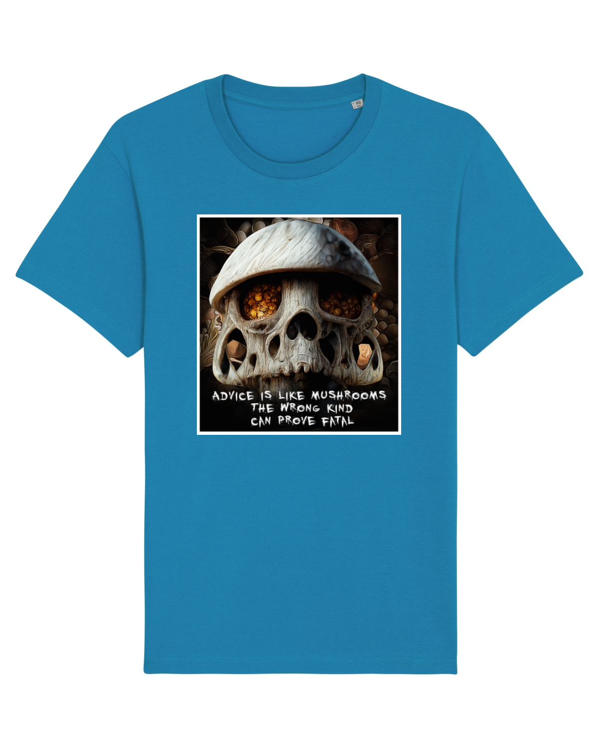 Tricou mânecă scurtă Unisex Rocker Azur