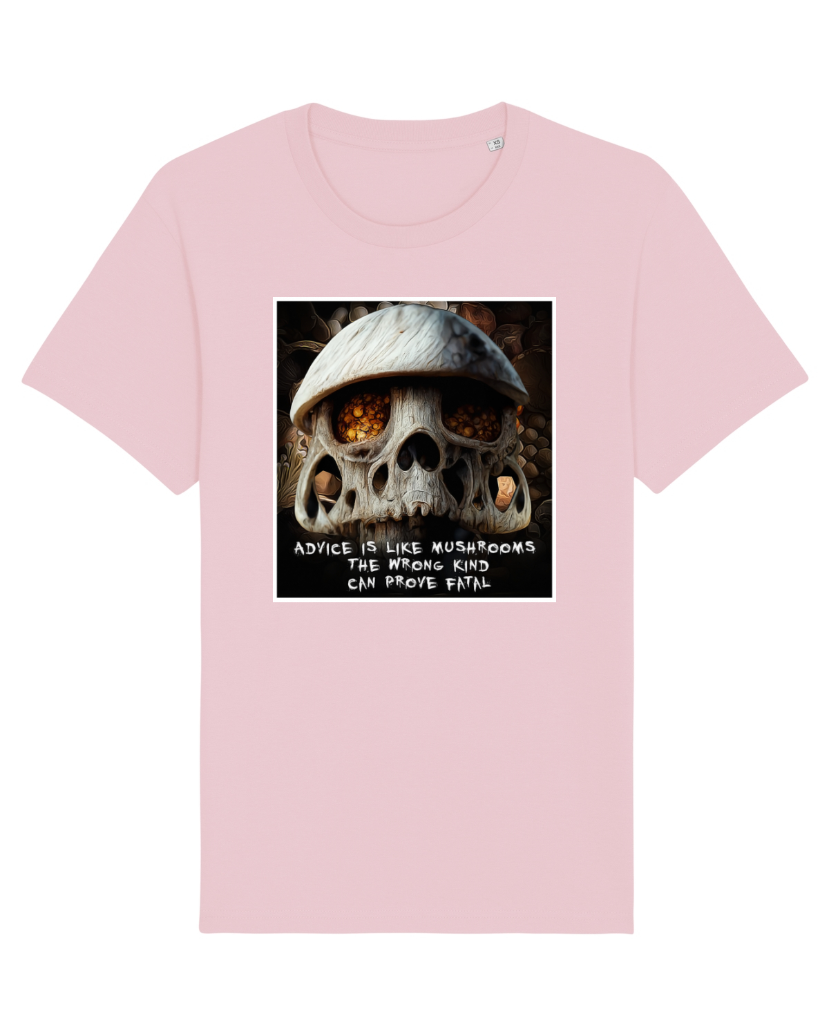 Tricou mânecă scurtă Unisex Rocker Cotton Pink