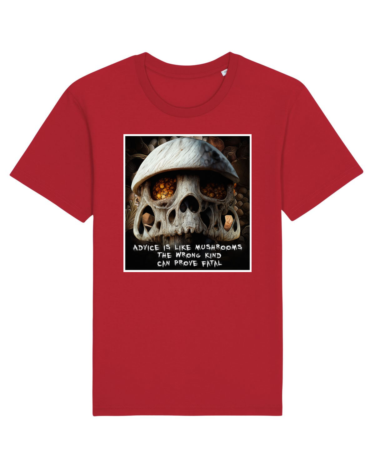 Tricou mânecă scurtă Unisex Rocker Red
