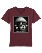 ciuperca Tricou mânecă scurtă guler V Bărbat Presenter