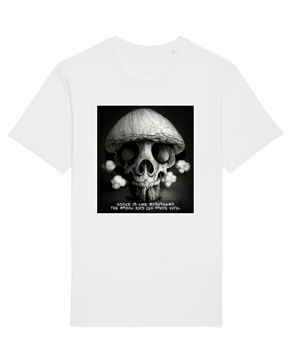 Tricou mânecă scurtă Unisex Rocker White