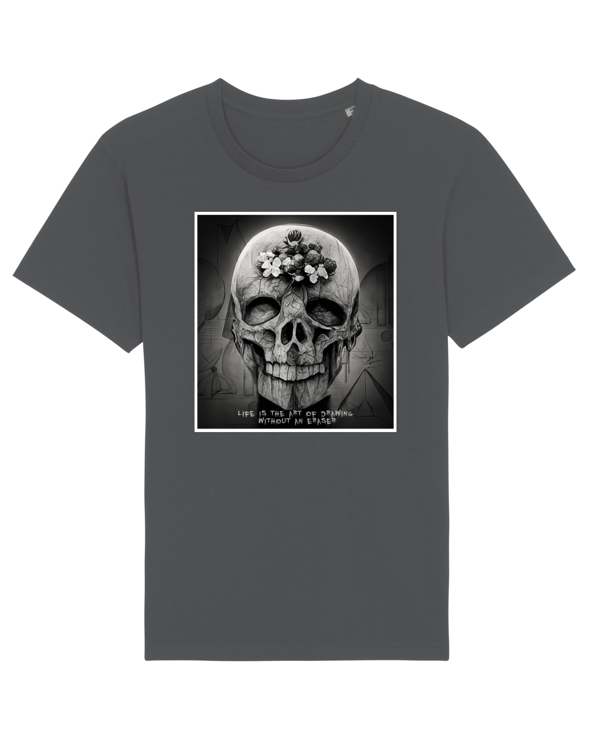Tricou mânecă scurtă Unisex Rocker Anthracite