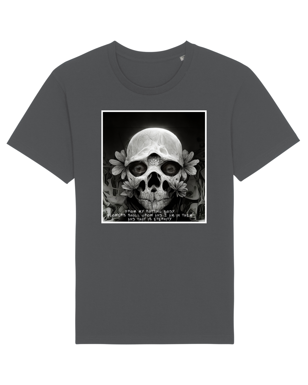Tricou mânecă scurtă Unisex Rocker Anthracite