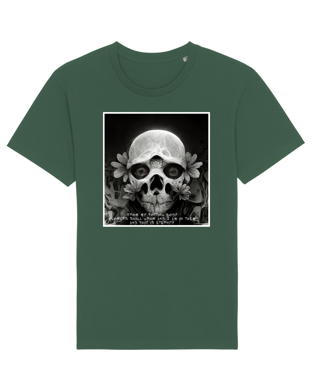 Tricou mânecă scurtă Unisex Rocker Bottle Green