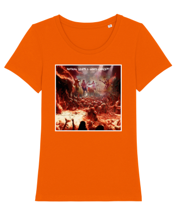rock concert Bright Orange