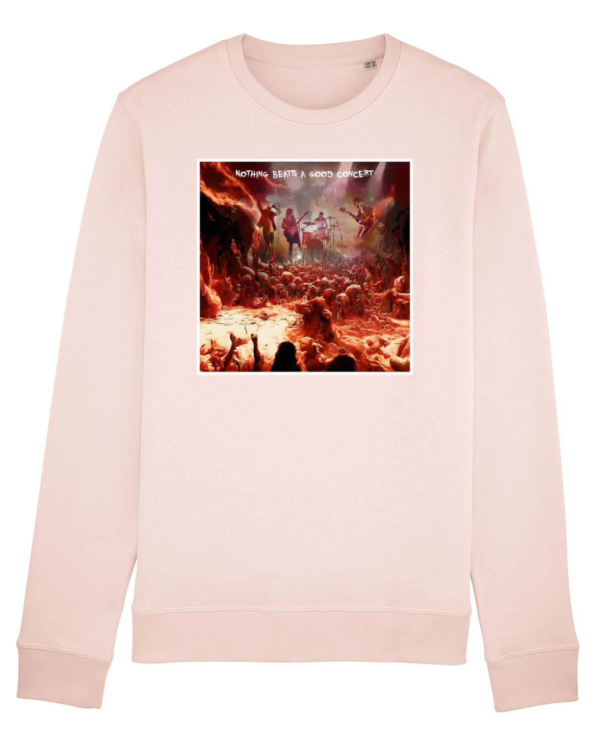 Bluză mânecă lungă Unisex Rise Candy Pink