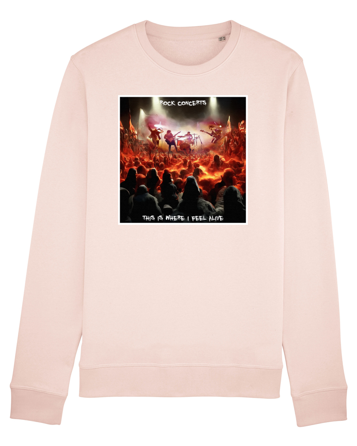 Bluză mânecă lungă Unisex Rise Candy Pink
