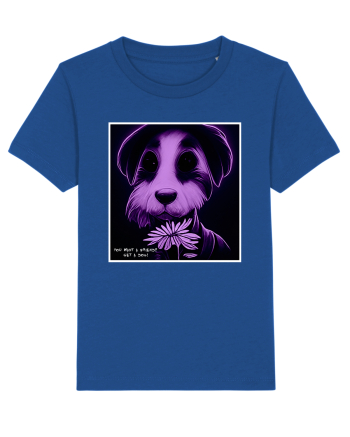 purple dog Majorelle Blue